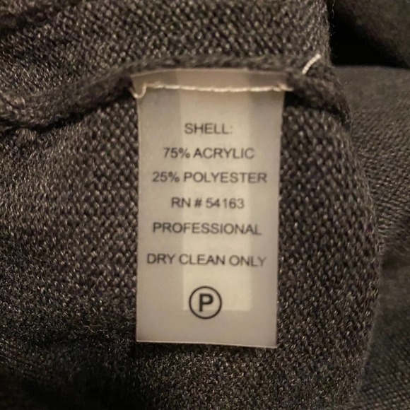 MARC New York Gray Studded V-Neck Sweater Dress Size Medium - Picture 5 of 5